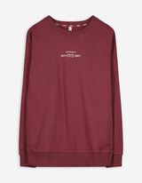 Mikina - Zadn&yacute; v&yacute;tlačok - tmavocervena