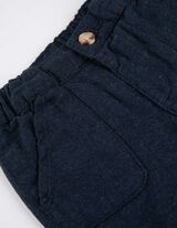 Broek - Steekzakken - donkerblauw