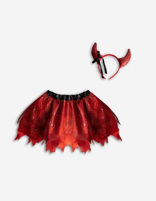 Teufel-Set - Halloween - Schwarz