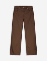Jeans - High Waist - braun