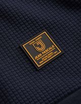 Sweatjacke - Stehkragen - dunkelblau