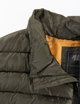 Steppweste - Stehkragen - dunkelgrau