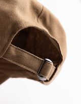 Basecap - Schriftzug - Braun