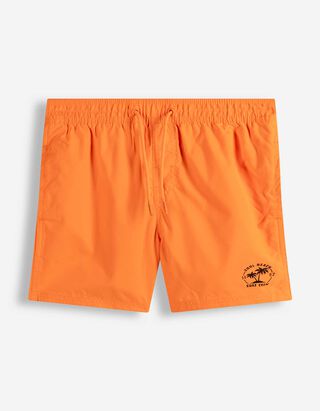 Badehose - einfarbig - orange
