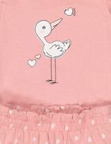 Set od bodija i pantalona - roze