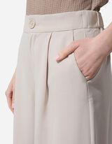 Kilote pantalone - jednobojna - svetlo-siva