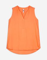 Blouseshirt - LENZING™ ECOVERO™ - oranje