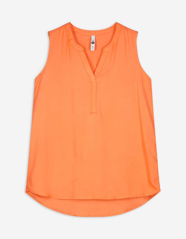 Blouseshirt - LENZING™ ECOVERO™ - oranje