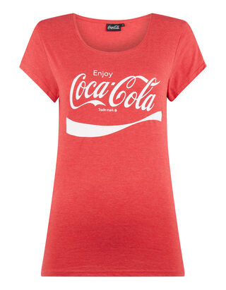 Damen T-Shirt mit Coca-Cola-Print