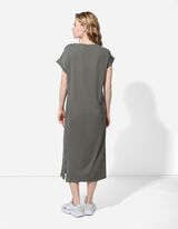 Suknelė - Medvilnės mi&scaron;inys - zalias