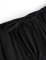 Shorts - Viskose - schwarz