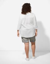 Bluse - Baumwolle - weiß