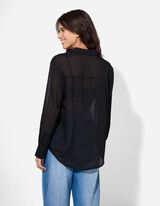 Halenka - polyester - cerná