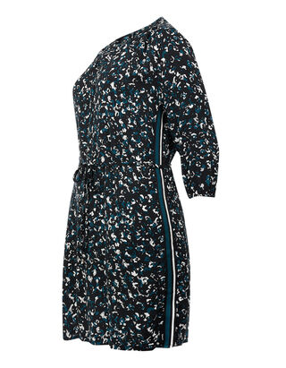 Damen Longbluse mit schmalem G&uuml;rtel 