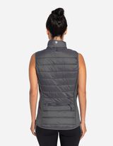Gilet trapuntato - Cuciture impunturate - grigio scuro