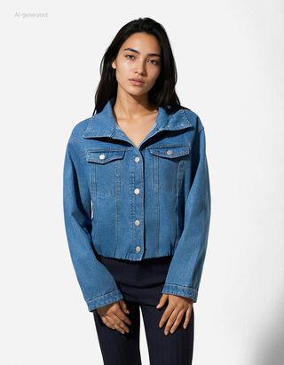 Blouson - Bavlna - modra