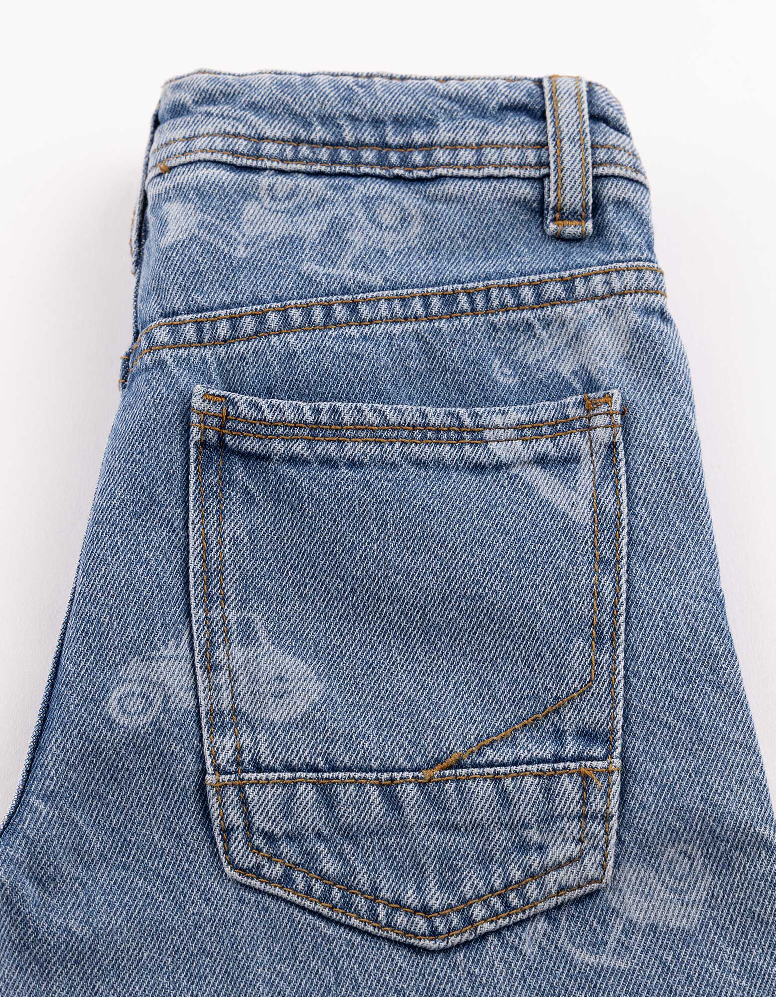 Jeans - Laserprint - Hellblau