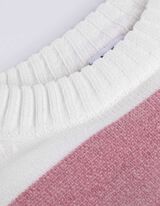 Pulover - Chenille - Alb