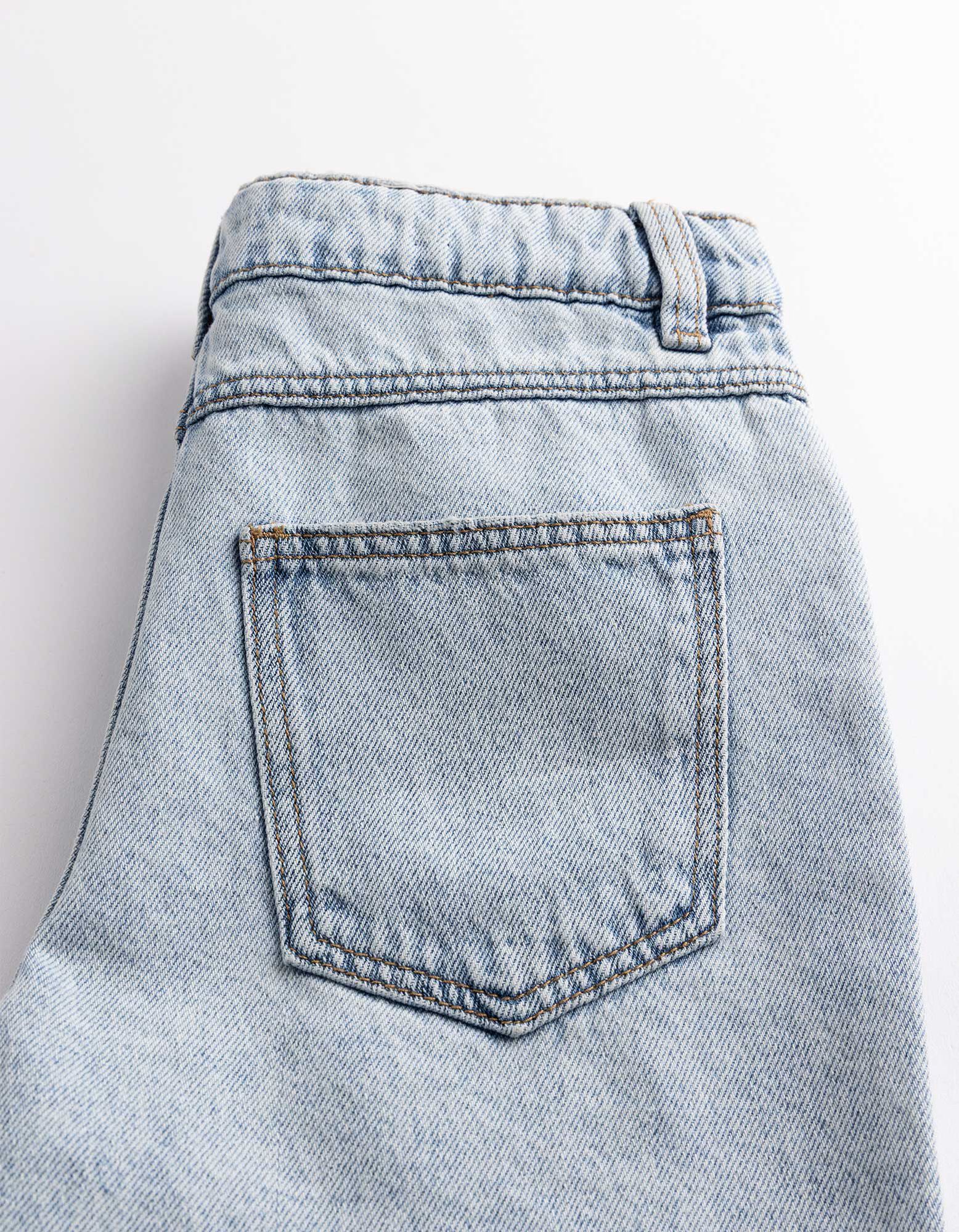 Shorts - Applikation - Hellblau