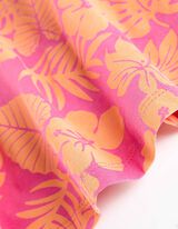 Suknelė - Gėlių ra&scaron;tai - sviesiai rozinis