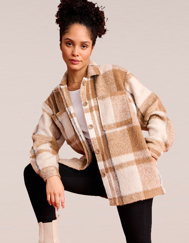 Karierte jacke takko