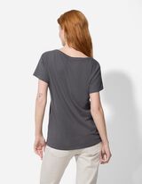 T-Shirt - Glitzerprint - dunkelgrau