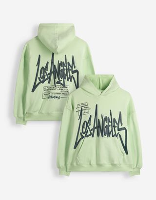 Hoodie - Oversized Fit - Lime