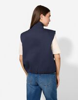 Gilet - Oversized fit - donkerblauw