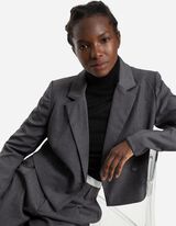 Pintsak - l&uuml;hendatud - hall