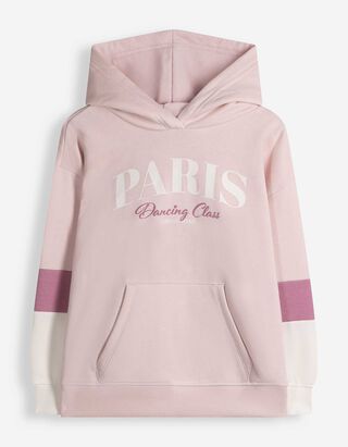 Sweatshirt - Blockmuster - Rosa