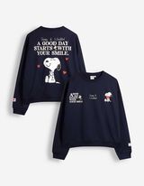 Sweatshirt - Peanuts - Dunkelblau