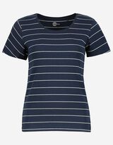 Tricou - Bluză în dungi - Albastru inchis