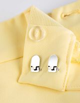 Pantaloni - Monocrom - Galben deschis