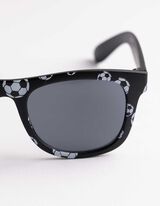 Zonnebril - hoekig - zwart