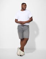 Jeansshorts - Straight Fit - grau