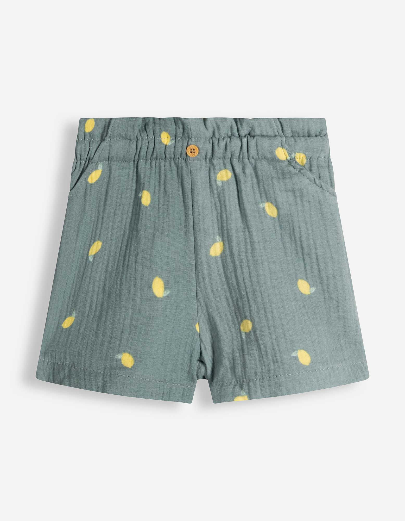 Shorts - Musselin - Petrol
