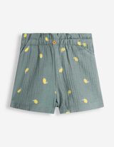 Shorts - Musselin - Petrol