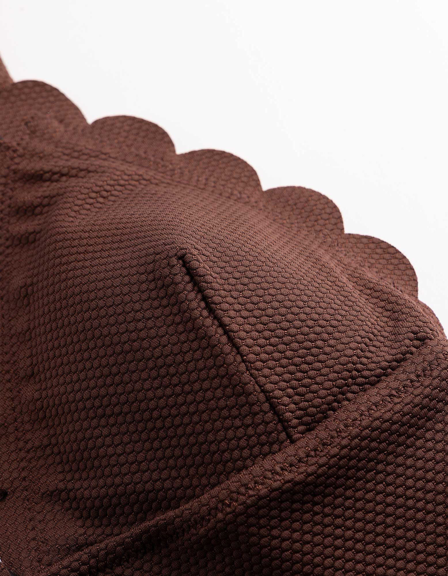 Tankini - Strukturiertes Material - braun