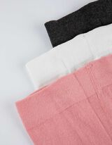 Harisnyanadr&aacute;g - 3 db-os csomag - rozsaszin