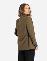 marynarka - rękawy 3/4 - ciemny zielony