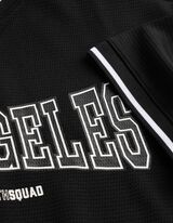 T-shirt - Mesh - zwart