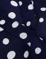 Top - Punktemuster - dunkelblau