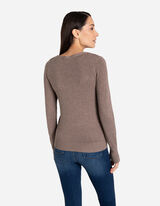 kardigan - Regular Fit - brazowy