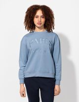 Felpa - Paris - celeste