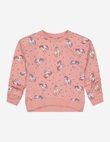 Sweatshirt - Print all-over - roze