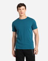 T-shirt - Basis - turkoois