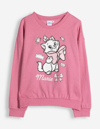 Sweatshirt - Marie Aristocats - Lichtroze