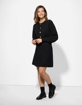 Kardigan - Knofl&iacute;ky - cern&aacute;