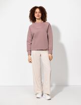 Felpa - Impronta sul retro - rosa