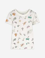 T-shirt - Stampa allover - bianco